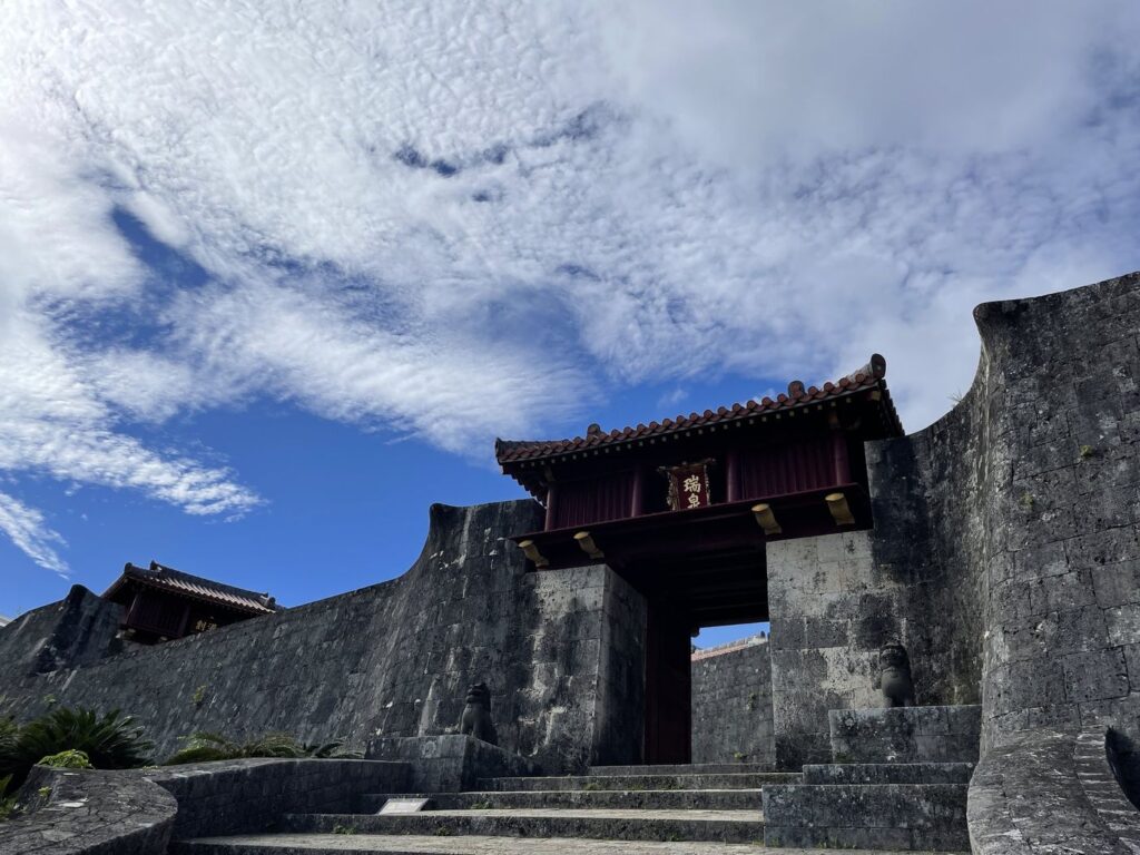 首里城の城壁と門（2023年7月）